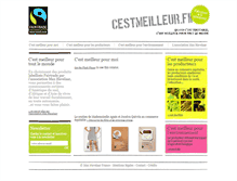 Tablet Screenshot of cestmeilleur.fr